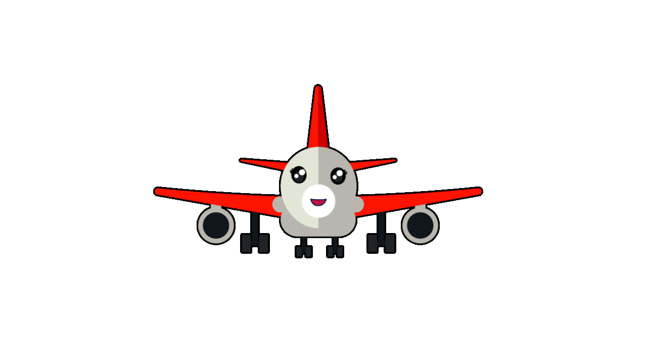 Plane Twinkle Sticker by aeroTELEGRAPH