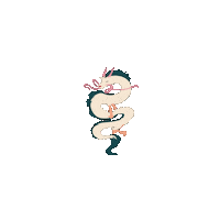 Hannibow dragon studio ghibli ghibli haku Sticker