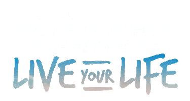 Live Your Life Quote Sticker by Disney+