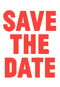 Save The Date Sticker by Bikini Berlin