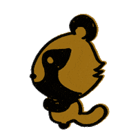 Ru66ishGame energy fine raccoon side Sticker