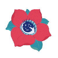 IainMacarthur plant floral eye flower iainmacarthur Sticker