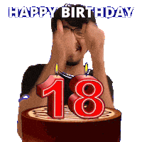 18 Years Old Sticker