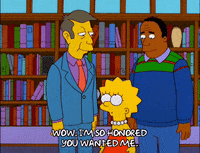 happy lisa simpson GIF
