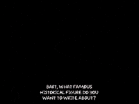 bart simpson books GIF