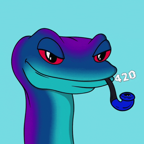 Puff Puff Pass Smoking GIF by snek