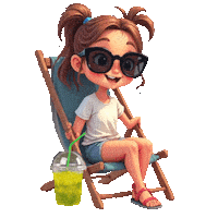 Summer Beach Sticker