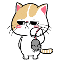 Cat Love Sticker by Kcomics