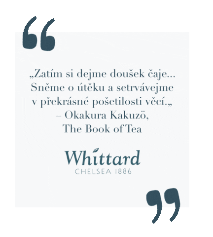 Text Tea Sticker by Whittard CZ