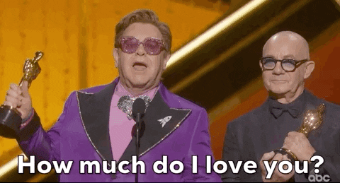 Elton John Oscars GIF by The Academy Awards