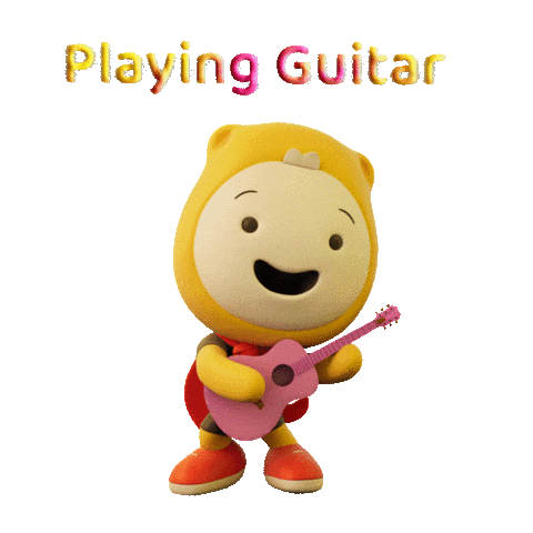 Jamming Rock Star Sticker by Gumazing