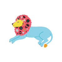Big Cat Illustration Sticker by Pipsticks
