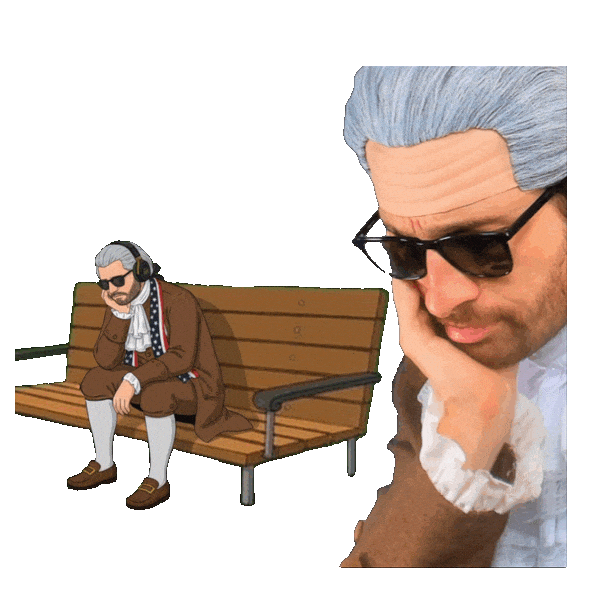 Sad Thinking Sticker