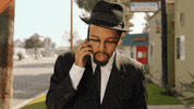 ZachBrandon work business phone talking GIF
