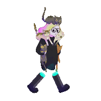cat lady animation Sticker by Pilastrum