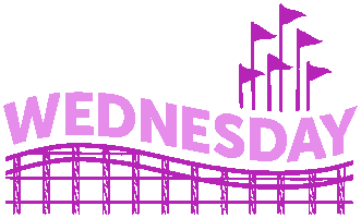Days Of The Week Fun Sticker by Six Flags