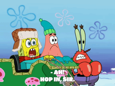 season 8 frozen face-off GIF by SpongeBob SquarePants