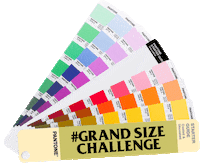 Grandsizechallenge Sticker by 12-Grand®