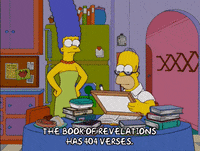studying homer simpson GIF