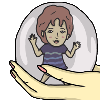 Crystal Ball Sticker