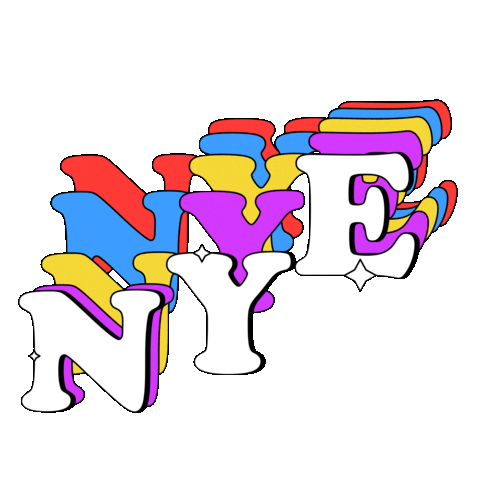 New Year Love Sticker by Mat Voyce