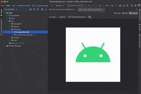 PepuRicca giphyupload android studio android development themed icons GIF