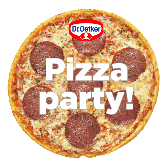 Pizza Party Sticker by Dr Oetker NL