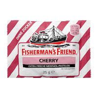 fishermans_friend_de cherry pastille fishermans fishermansfriend Sticker