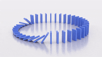 3d domino GIF