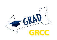 Grand Rapids Graduation Sticker by Grand Rapids Community College