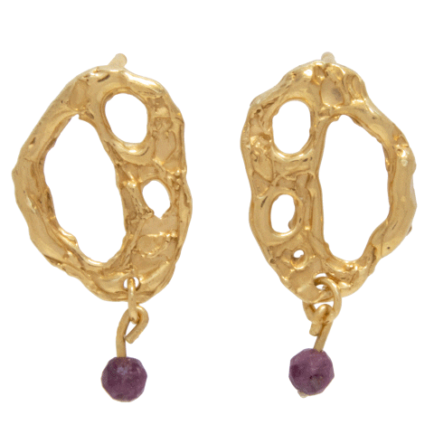 LovenessLee jewellery earrings dangle gold earrings Sticker