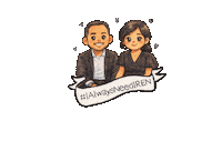 Couple Wedding Sticker