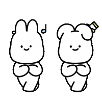 토끼 댄스 Sticker