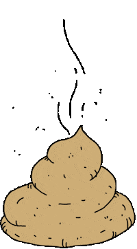 Poop Yeti Sticker by YK Animation Studio