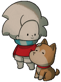 Shiba Inu Love Sticker by Ai and Aiko