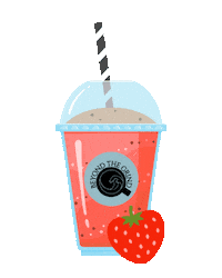 Strawberry Strawberrysmoothie Sticker by Beyond the Grind