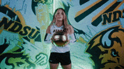 Volleyball Bison GIF by NDSU Athletics