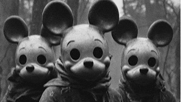 Black And White Glitch GIF