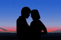 dariusantonx love kiss star sky GIF