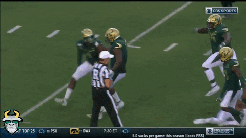 SoFloBulls giphyupload usf usf bulls usf football GIF