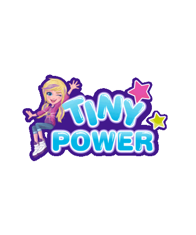 tiny is mighty polly pocket Sticker by Mattel