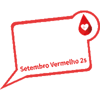 Blood Drive Sticker by Setembro Vermelho 2S