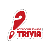 notrocketsciencetrivia science not trivia rocketscience Sticker