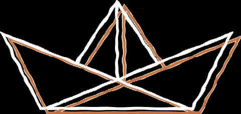 klarschiff giphygifmaker Paper boat klarschiff hafenwasser GIF