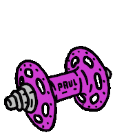 Fixed Gear Paul Component Sticker by PAUL Component Engineering