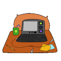 Drawing Computer Sticker