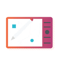 Red Fox Art Sticker by Red Fox Graphix