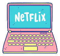 Netflix Drawing Sticker