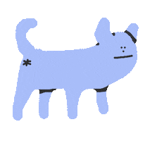 Angry Dog Sticker by Sebastian Bosse