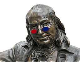 benjamin franklin penn Sticker by University of Pennsylvania